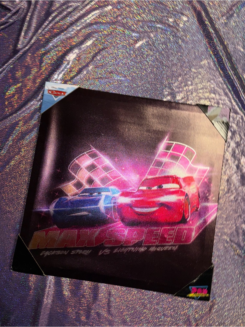 Disney Cars Lightning McQueen Canvas Wall Art